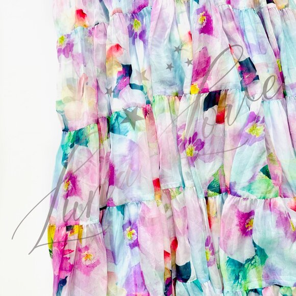 MAC DUGGAL x Anthropologie Asymmetrical Halter-Neck Tiered Gown (size 2) NWT - Picture 5 of 12